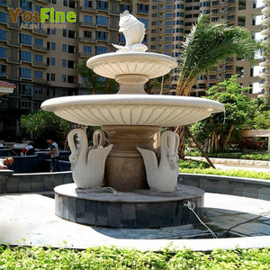 Estatua de cisne de jardín, cisne de mármol, <span class=keywords><strong>fuente</strong></span> de agua - Product Image 1