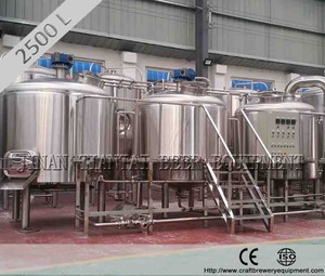 2500 L de acero inoxidable cerveza artesanal de maceración de equipos para la venta - Product Image 4