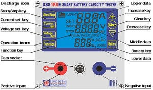 スマートバッテリーテスター48V20Abattery Lifepo4バッテリー用容量テスター<span class=keywords><strong>NIMH</strong></span>リチウムイオンバッテリー12v 24v <span class=keywords><strong>36v</strong></span> 48v、LCDディスプレイ付き - Product Image 2