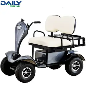 1500W Motor Heavy Duty 4 Wheel 2 Passenger Mobility Scooter