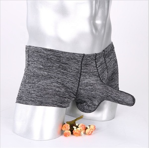 Hommes Sexy nouveau commerce extérieur sous-vêtements pistolet séparation JJ ensembles avec relief quatre coins <span class=keywords><strong>Brie</strong></span> discothèque personnalité respirant - Product Image 6