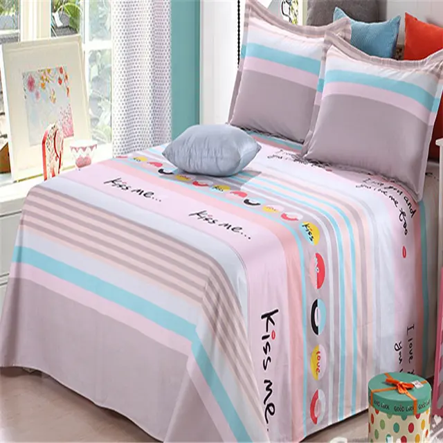 Thực vật cashmere polyester in bedsheet