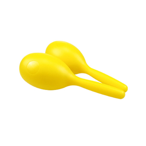 PS en plastique maraca 20*8 cm rouge vert jaune couleur - Product Image 3
