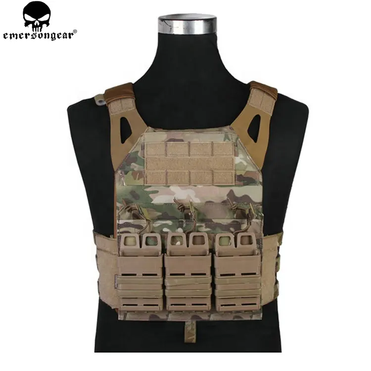 Emersongear Jpc Vest Met 5.56 Fastmag Pouch Hunting Combat Vest Tactische Plaat Carrier Magazine Pouch Multicam Vest