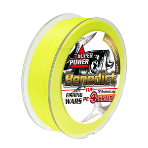 Ampia Disponibilità di Filo da Pesca Intrecciato in PE a 4 Fili Benedict di Grado Giapponese 300M, Linea Affondante e Galleggiante per Torrenti, Laghi e Fiumi - Product Image 4