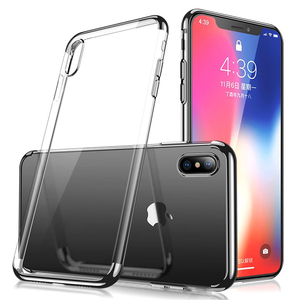 <span class=keywords><strong>2017</strong></span> Ultra Mince Mobile Téléphone Soft Case COQUE Arrière en TPU Avec Placage Cadre Pour <span class=keywords><strong>iPhone</strong></span> X 10 <span class=keywords><strong>8</strong></span> <span class=keywords><strong>8</strong></span> Plus - Product Image 1