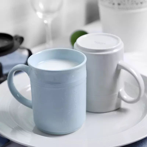 Ciel bleu couleur hôtel de service rond forme <span class=keywords><strong>comestible</strong></span> porcelaine bisque plaques 8 pouce <span class=keywords><strong>assiette</strong></span> à soupe en céramique - Product Image 4