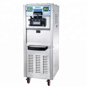 Air Pump Twin twist flavor soft ice cream machine commercial use