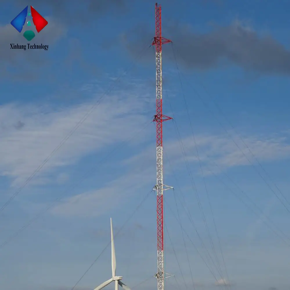 Shandong Steel Menara Guyed Radio Komunikasi