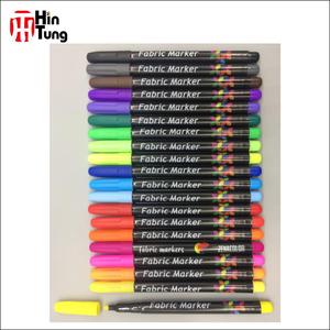 Fournitures d'art professionnelles personnalisées OEM 20 pièces marqueur <span class=keywords><strong>de</strong></span> tissu permanent à pointe fine pour dessiner et dessiner dans le textile - Product Image 4