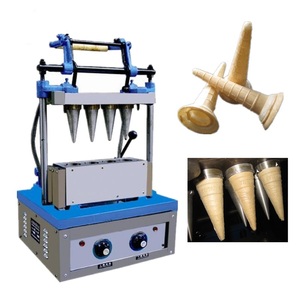 <span class=keywords><strong>4</strong></span> đầu Tự Động Ice Cream Cone Máy Làm Máy/Máy Làm Nước Đá Kem Hình Nón - Product Image 1