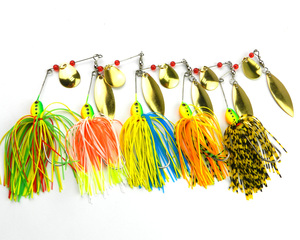 דיג ספינר פתיונות בס Crankbait פיתיון להתמודד עם כננת וו ספינר Spinnerbait פייק בס 17G - Product Image 1