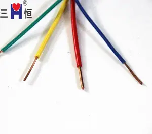 CU/PVC copper electrical wire plastic cover