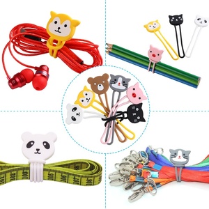 Organizador de Cables con Forma de Animal, Soporte de Cable de Silicona, Bonito - Product Image 2