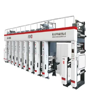 High Speed Multi Color Rotogravure Printing Machine for BOPP PP PVC PET