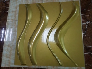 3D PVC Trần Tường Pannelling, Nội Thất Trang Trí PVC Wall Panels Gạch - Product Image 2