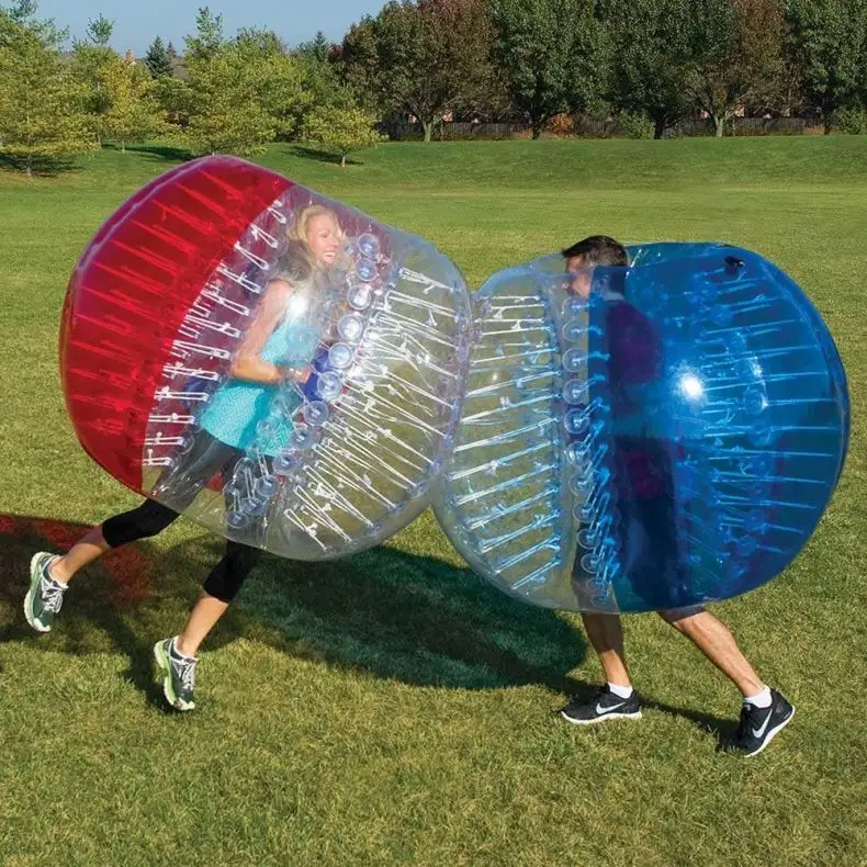 Burbuja de parachoques inflable personalizada, balón de fútbol de PVC, 2021 M, barato, a la venta, 1,5