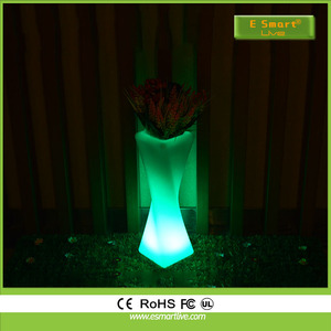 Usine Directe Vente Rechargeable Led Pot De Fleur, led en plastique pots de fleurs <span class=keywords><strong>dans</strong></span> le <span class=keywords><strong>jardin</strong></span> - Product Image 2