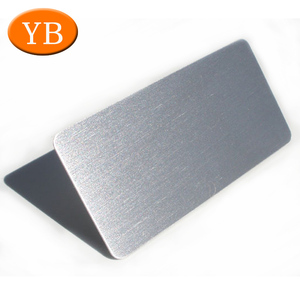 De estampado de Metal de aluminio cepillado en blanco tarjeta de negocio - Product Image 4