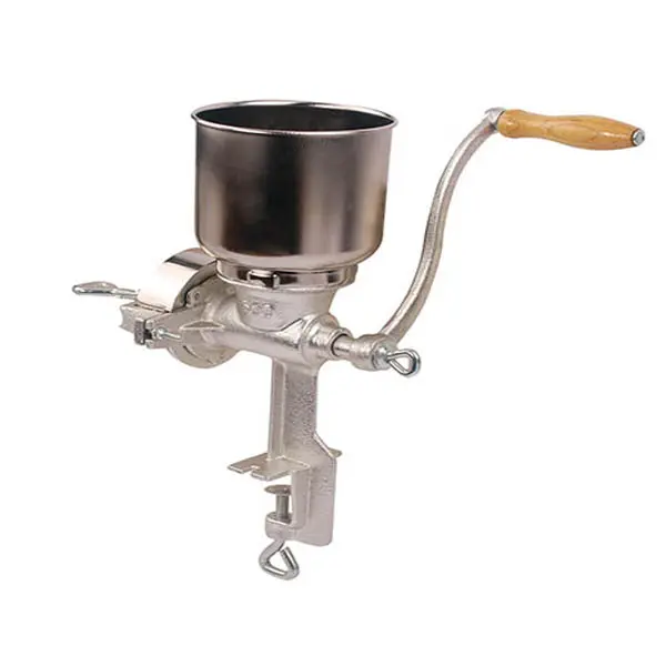 manual corn grinder with high hopper, hand operated corn mill