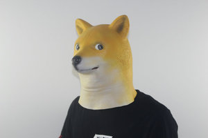 Nuevo diseño animal espeluznante de perro forma de látex para el partido de cosplay - Product Image 1
