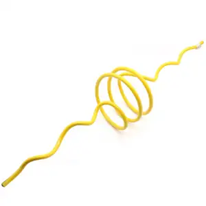 High Quality PVC Two Loop Yellow Swan Bird Flight Diverter for cable dia 15.24 - 19.6mm