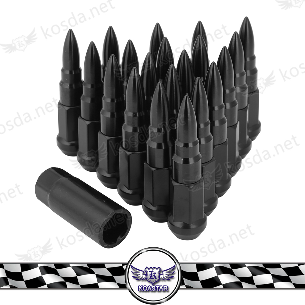 M12x1.5 M12x1.25 l: 97 мм 20 шт./компл. алюминиевый Пуля с сталь гайка колеса