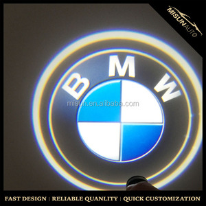 Led auto car puerta sombra Del Fantasma del bienvenidos luz proyector de la insignia para BMW - Product Image 1