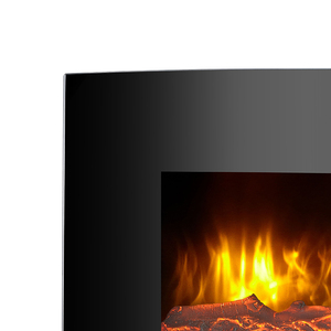 <span class=keywords><strong>Chimenea</strong></span> Eléctrica de Pared de Vidrio Templado, Económica, con Control Remoto y Dos Puertas, para Uso Doméstico - Product Image 3