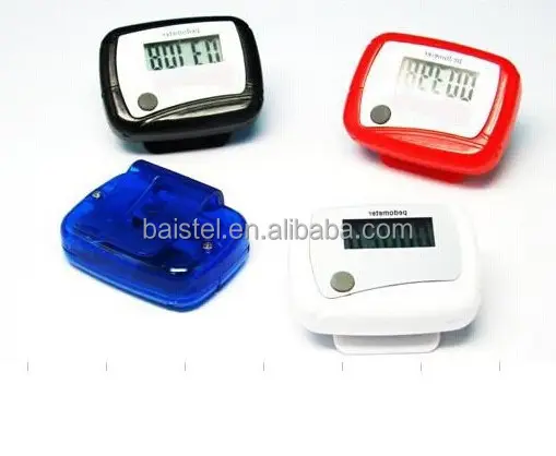 Multi-function LCD screen fitness step tracker cheap digital simple pedometer with one key