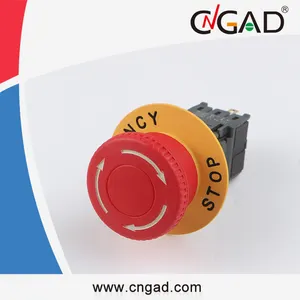 GA6-16HY-11Z CNGAD 16mm Emergency Push lock turn reset drukknop