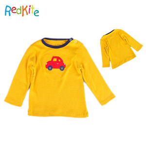 Moda Niño bebé manga larga OEM diseños camisetas las muchachas blusa camiseta - Product Image 3