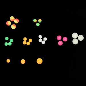 Bộ Thu Hút Silicon Phát Sáng, Hạt Bi 3Mm/4Mm/5Mm/6Mm/8Mm/10Mm, Màu Đơn, Hai Màu - Product Image 3