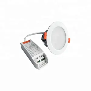 ZigBee 3.0 Inteligente RGBW Recesso Luz 6W Mutil-Color RGB Regulável LED Inteligente Zigbee Downlight suporte Alexa Speaker