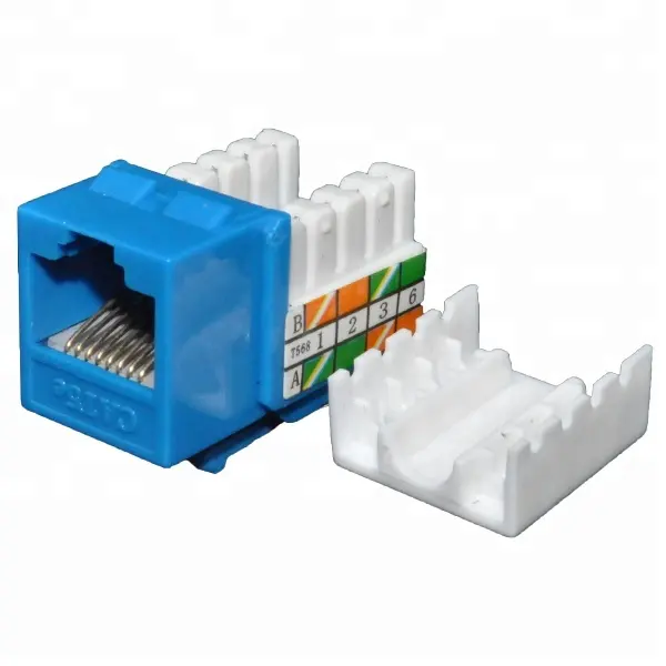 RJ45 Keystone Jack Ethernet Modular Connector Cat 5e Cat 6 Insert Network Module keystone jack rj45