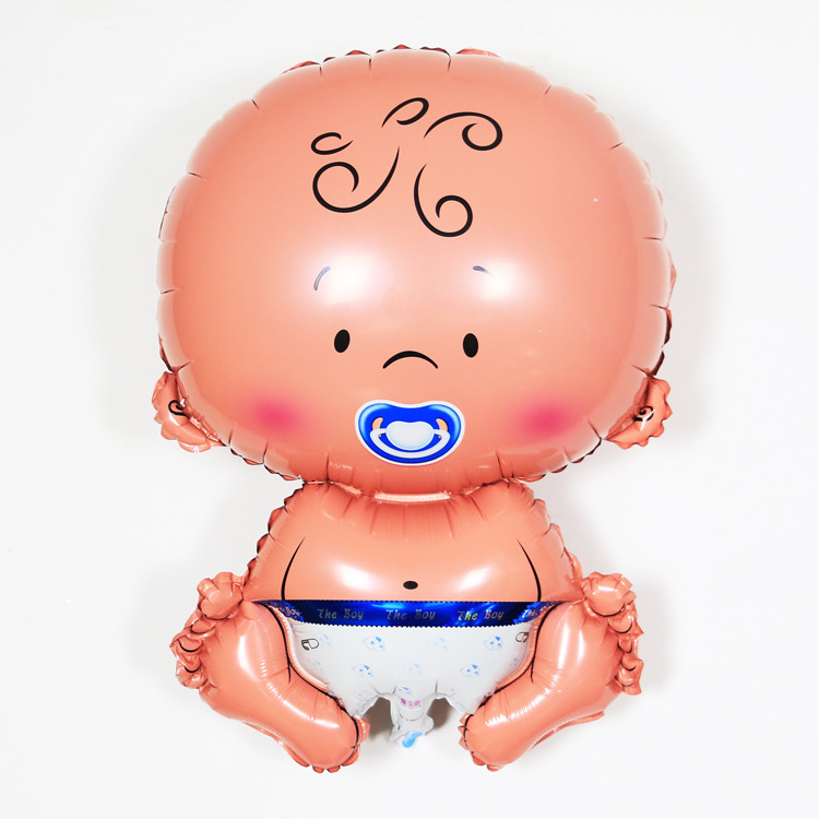 30 дюймов соска для грудничков из высококачественного алюминия шар домашние тапочки с изображением Головы Куклы шарик из фольги в форме вечеринки по случаю Дня рождения с изображением воздушных шариков