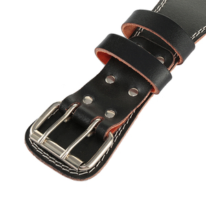 Cinturón de cuero de vaca ultraligero y <span class=keywords><strong>Flexible</strong></span>, entrenador de pesas - Product Image 3