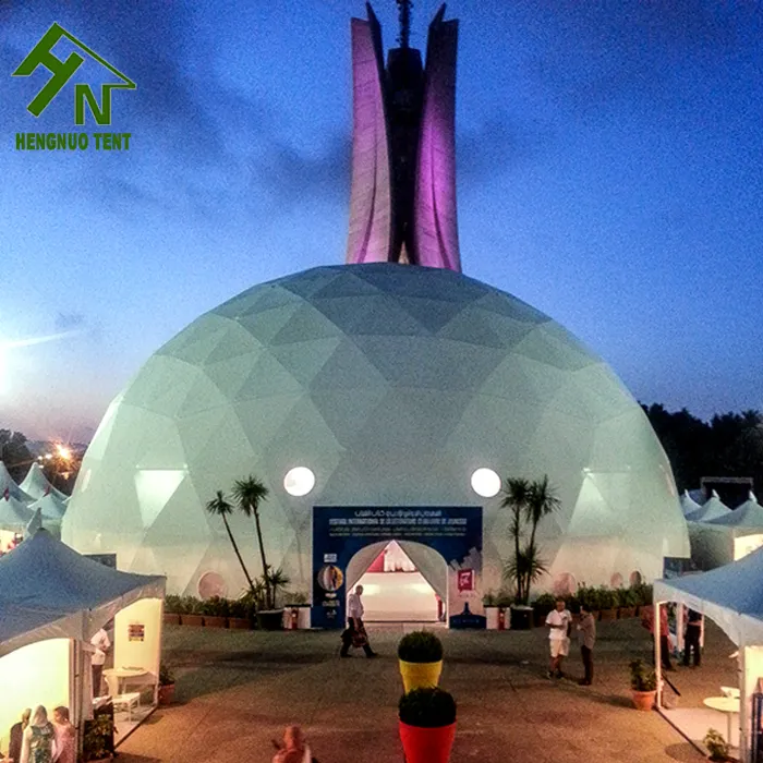 Hengnuo مخصصة 800 مقعد كبيرة ضخمة السيرك كرنفال مهرجان خيمة بقبة جيوديسية ل في الهواء الطلق كبيرة الأحداث