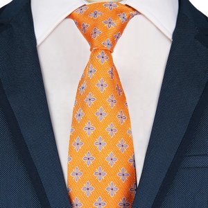 Homme Mode Élégant 100% Fait main en soie Orange Jaune Paisley Plaid <span class=keywords><strong>Cravate</strong></span> <span class=keywords><strong>Dorée</strong></span> - Product Image 1
