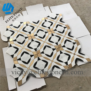 <span class=keywords><strong>Piastrelle</strong></span> a Mosaico in <span class=keywords><strong>Marmo</strong></span> Giallo Economiche per <span class=keywords><strong>Cucina</strong></span> - Product Image 4