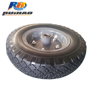 Pu Foam Xe Đẩy Tay xe cút kít bánh xe 4.10/3.50-6 kích thước cho xử lý vật liệu bộ phận thiết bị - Product Image 2