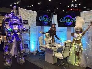 Costume de robot géant 3D à LED pour adultes, grand costume robotique à fibres optiques, jupe de ballet à LED, marcheur, 1 pièce - Product Image 6