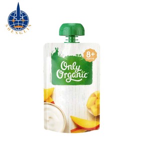 BPA bebé libre alimentos squeeze bolsa con tapa trago jugo de fruta envasado bolsa Caño - Product Image 2