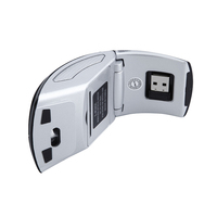 Cadeau d'entreprise, souris optique pliable sans fil 2.4G ARC avec logo personnalisé pour PC portable