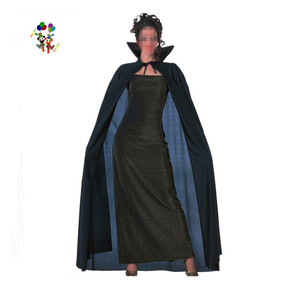 Robe fantaisie longue de couleur noire, <span class=keywords><strong>pas</strong></span> chère, pour fête d'<span class=keywords><strong>halloween</strong></span>, Capes pour adultes, HPC-1745 - Product Image 1