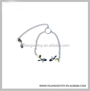Lobo negro Nipple Clamp para estimular el pecho fina leche clip de pinzas en los pezones de <span class=keywords><strong>esclavitud</strong></span> sexual - Product Image 2