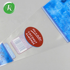 Kantong Kemasan Popcorn Plastik Bentuk Kerucut Segitiga Transparan Kustom - Product Image 3
