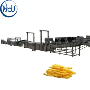 Frozen French Fries Making Machine Potato Chips Machine Potato Chips Plant Cost Chips Production Line French Frise Vegetables CE