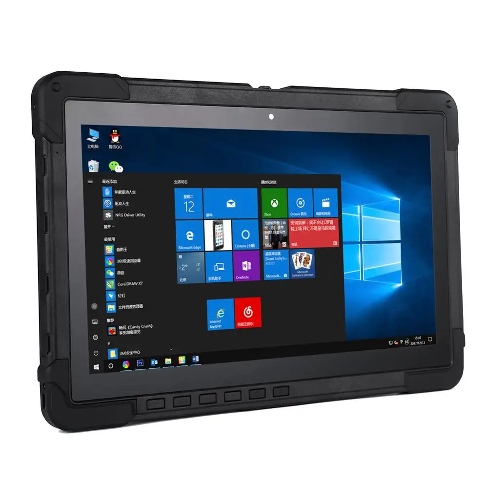 China Termurah 11.6 Inch Laptop Rugged Intel Kabylake-Y Inti dengan GPS 2D Barcode dan Sidik Jari