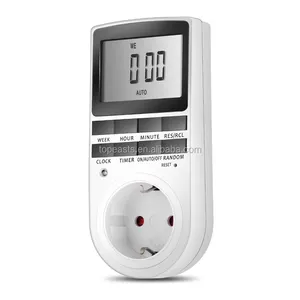 欧盟插头节能定时器可编程电子定时器插座数字定时器家用电器家用设备